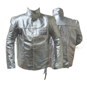 Aluminized molten metals and heat resistance Safety Jacket