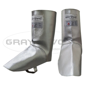 Aluminized molten metals and heat resistance Safety Shoe cover