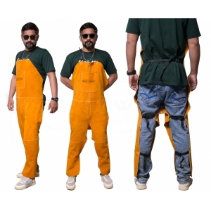 GRAYWOLF® SPLIT COWHIDE LEATHER WELDING LEG APRON