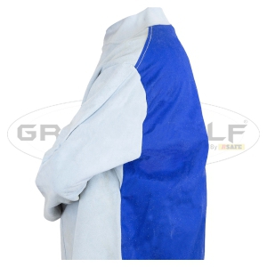 GRAYWOLF®  Welding Jacket Premium Cow split leather with Proban FR fabric back